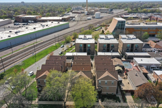 bird's eye view featuring a residential view