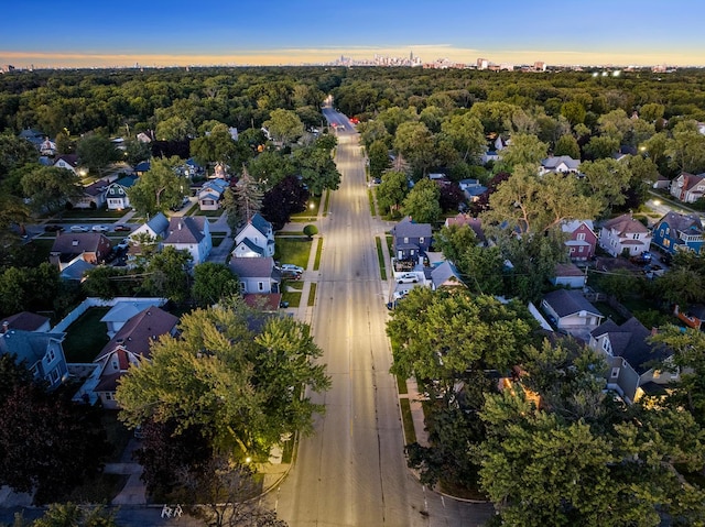701 N 4th Ave, Maywood, IL 60153 - aerial view at dusk with a residential view