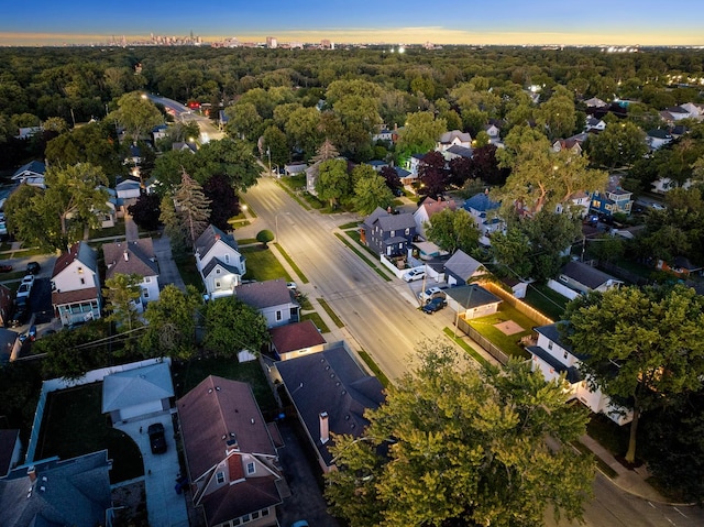 701 N 4th Ave, Maywood, IL 60153 - drone / aerial view with a forest view and a residential view