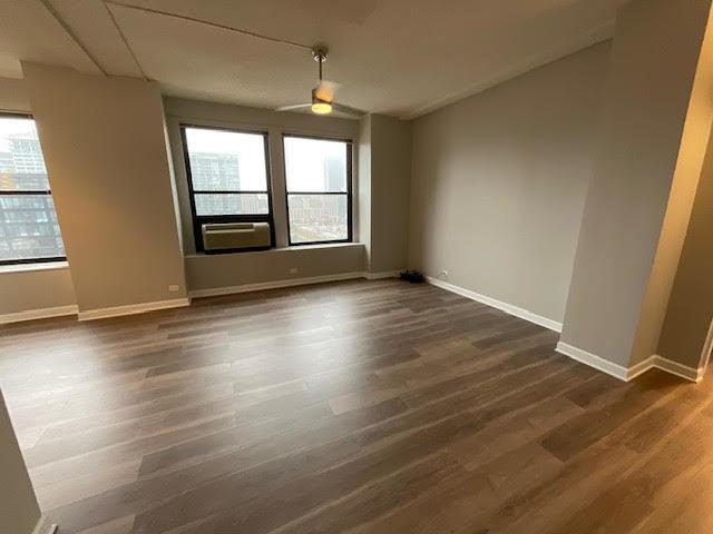 dining area with a desk and baseboards