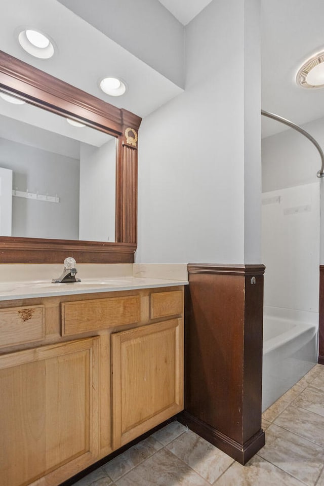 2409 Valkar Ln, Champaign, IL 61822 - full bath featuring vanity and shower / bathtub combination