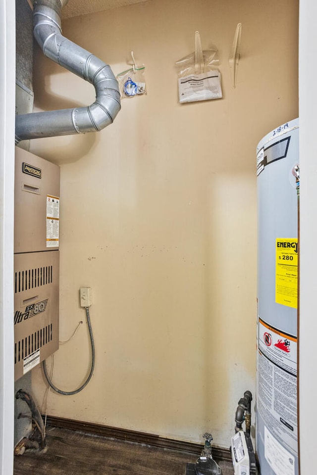 2409 Valkar Ln, Champaign, IL 61822 - utility room with water heater