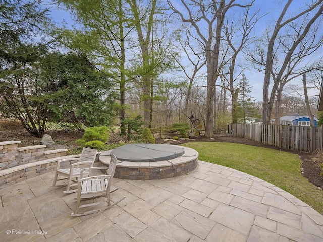 4716 Wallbank Ave, Downers Grove, IL 60515 - view of patio featuring fence