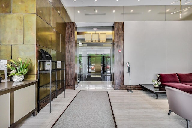 view of building lobby