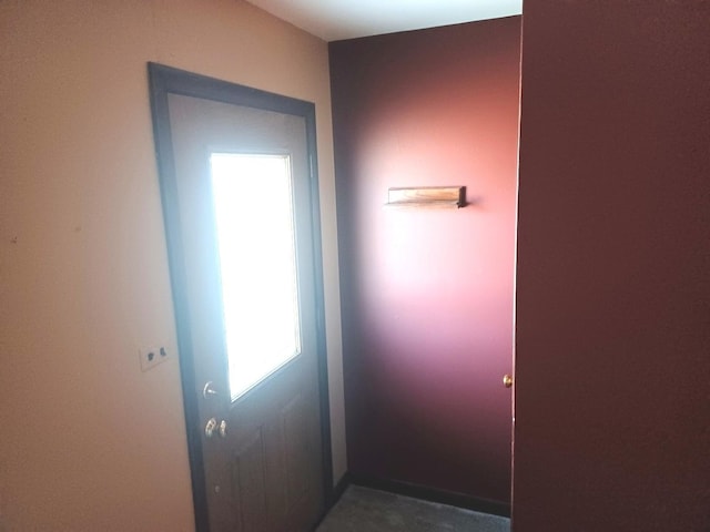 view of doorway to outside