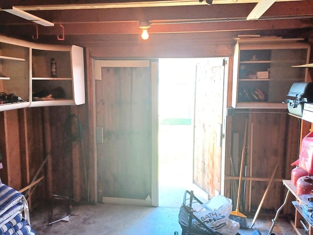 miscellaneous room featuring concrete floors