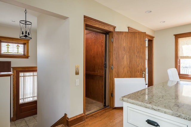 620 S Scoville Ave, Oak Park, IL 60304 - interior space with recessed lighting, wood finished floors, and vanity