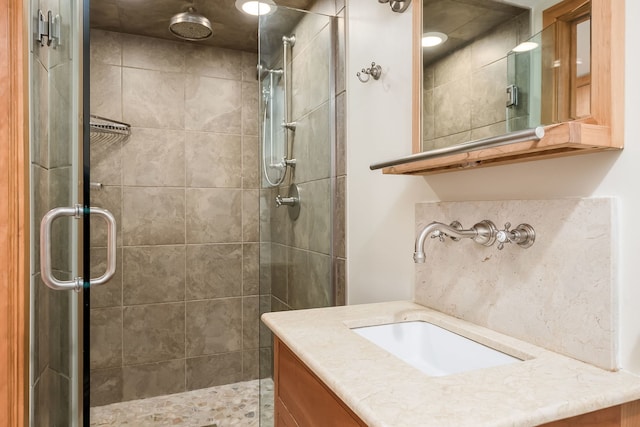 620 S Scoville Ave, Oak Park, IL 60304 - full bathroom with vanity and a stall shower