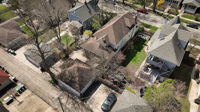 620 S Scoville Ave, Oak Park, IL 60304 - birds eye view of property with a residential view