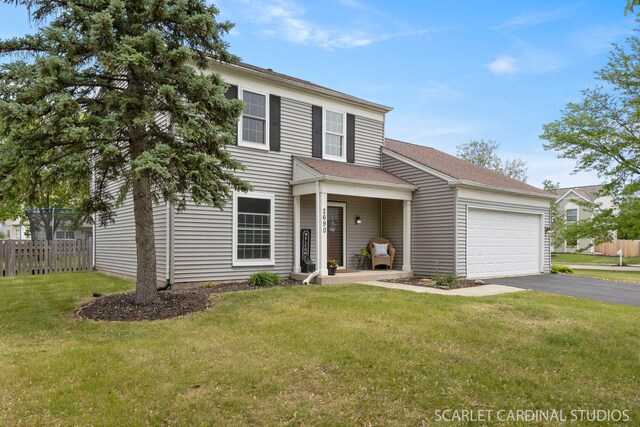 2690 Moss Ln, Aurora, IL 60504 - traditional home featuring driveway and a garage