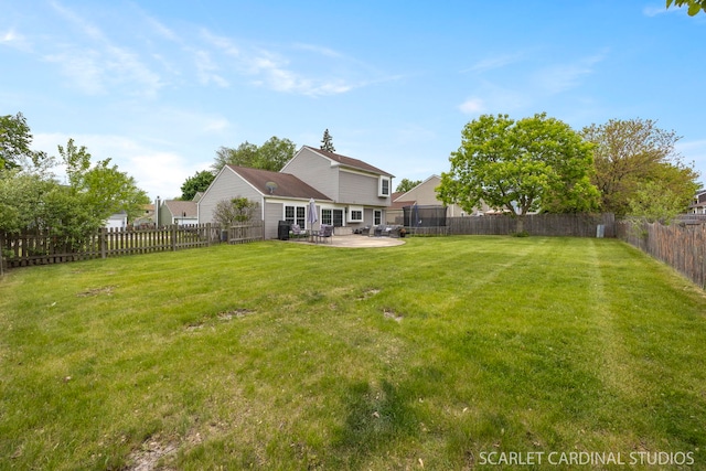 2690 Moss Ln, Aurora, IL 60504 - view of yard featuring a patio