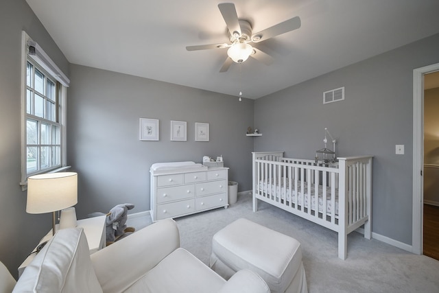 1007 Canonero Dr, Naperville, IL 60540 - bedroom featuring baseboards, carpet, and visible vents