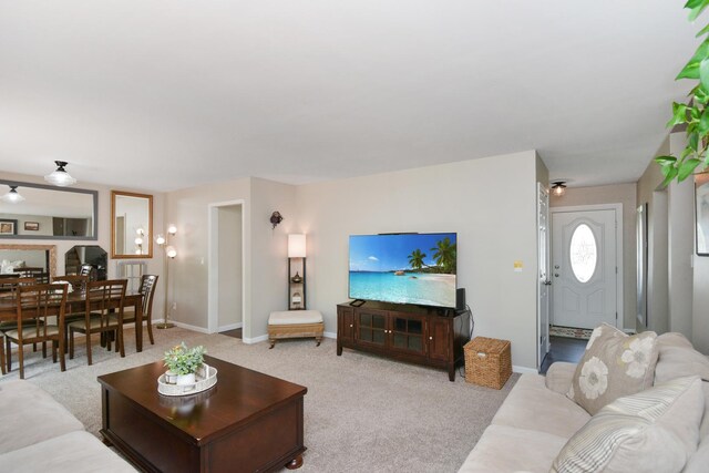 1603 Aurora Way, Normal, IL 61761 - living area with carpet floors and baseboards