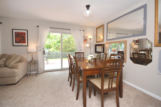 1603 Aurora Way, Normal, IL 61761 - dining room featuring light colored carpet and baseboards