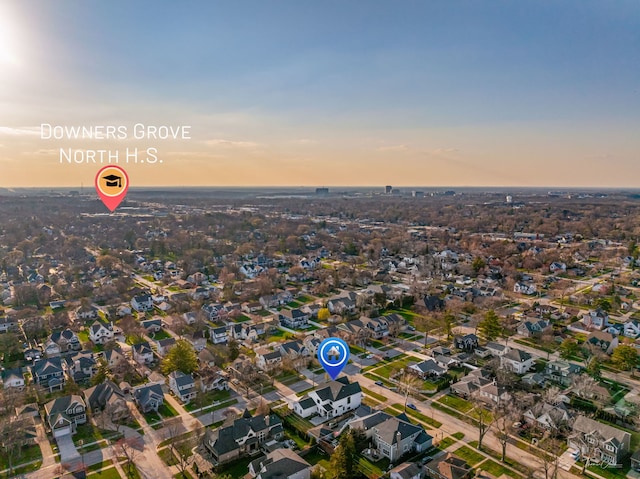 drone / aerial view