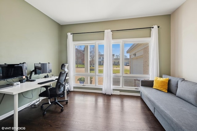 1130 Crestwood Dr, Northbrook, IL 60062 - office space featuring wood finished floors