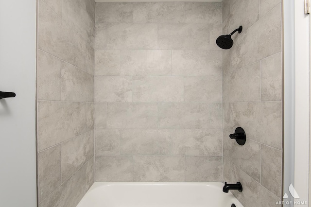 full bathroom with shower / washtub combination