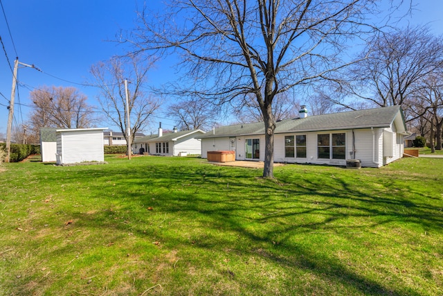 2S154 Lloyd Ave, Lombard, IL 60148 - view of yard with an outbuilding and a storage unit