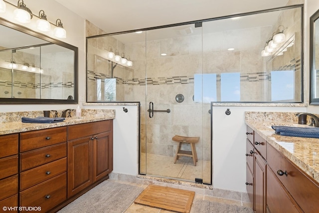 22846 W Lochanora Dr, Hawthorn Woods, IL 60047 - full bath with a stall shower and vanity