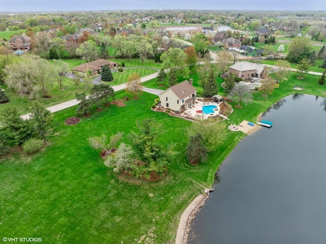 22846 W Lochanora Dr, Hawthorn Woods, IL 60047 - aerial overview of property's location featuring a nearby body of water