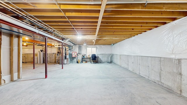 view of basement