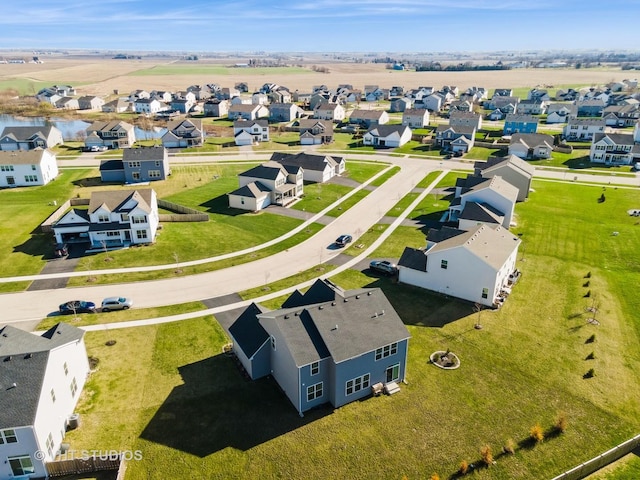birds eye view of property featuring a residential view