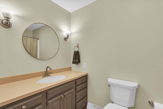1104 Parkview Dr, Mahomet, IL 61853 - bathroom with vanity and toilet
