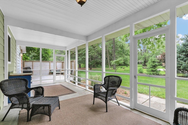 1104 Parkview Dr, Mahomet, IL 61853 - view of sunroom