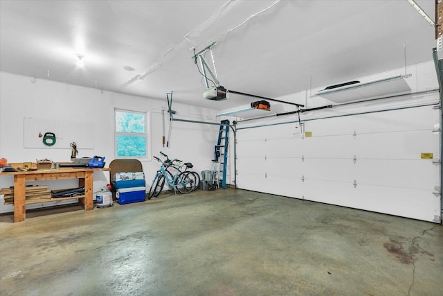 1104 Parkview Dr, Mahomet, IL 61853 - garage featuring a garage door opener