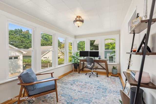 406 S Evergreen Ave, Arlington Heights, IL 60005 - office space featuring healthy amount of natural light, wood finished floors, and baseboards