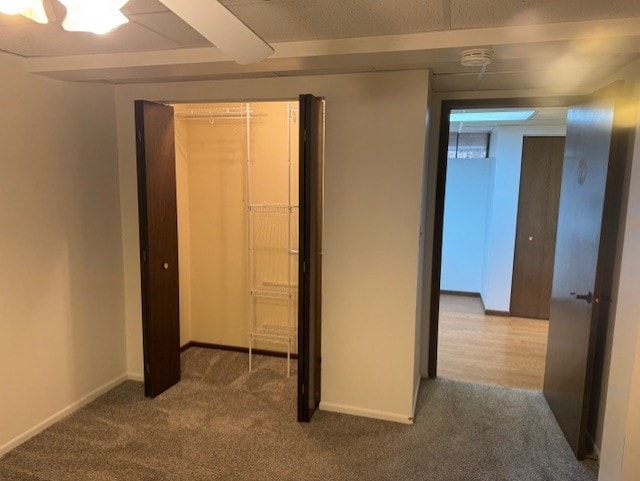 707 Crestview Dr, Ingleside, IL 60041 - interior space featuring baseboards and carpet floors