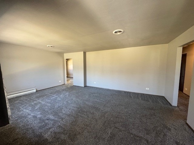 707 Crestview Dr, Ingleside, IL 60041 - carpeted spare room with a baseboard radiator and visible vents