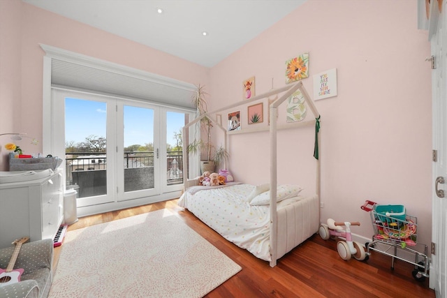 2041 W Division St Unit 304, Chicago, IL 60622 - bedroom with wood finished floors and access to exterior
