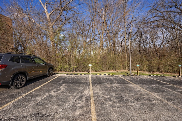 view of uncovered parking lot