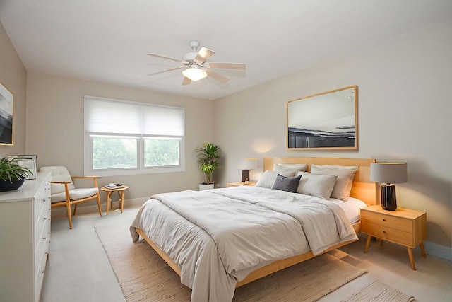 37 River Ridge Drive, Sleepy Hollow, IL 60118 - bedroom featuring baseboards and a ceiling fan