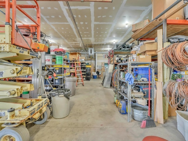 view of storage