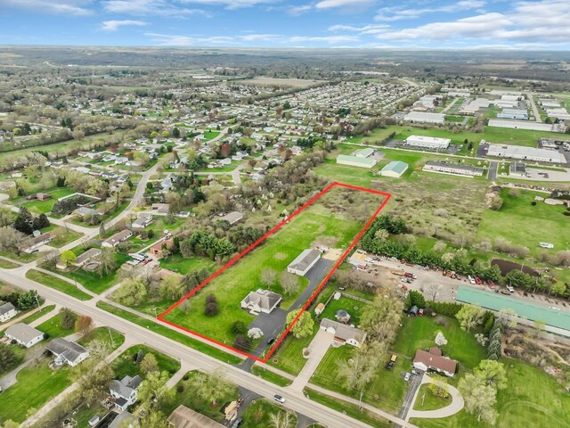 drone / aerial view featuring a residential view