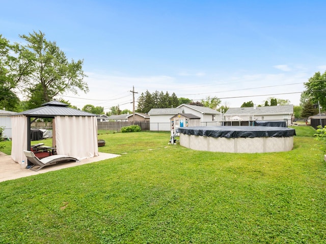 11554 S Neenah Ave, Worth, IL 60482 - view of yard with a gazebo and a patio area