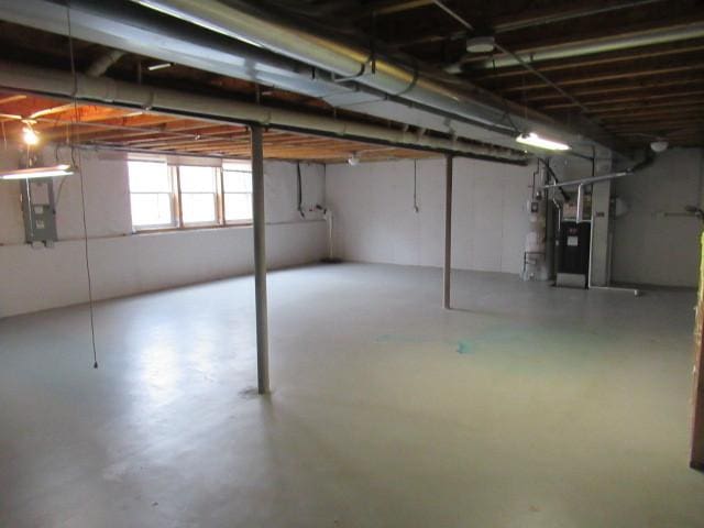 2844 Waterfront Ave, Algonquin, IL 60102 - basement with electric panel and heating unit