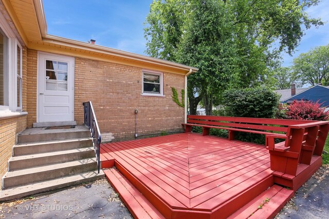 1226 Strieff Ln, Flossmoor, IL 60422 - view of deck