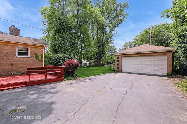 1226 Strieff Ln, Flossmoor, IL 60422 - view of detached garage