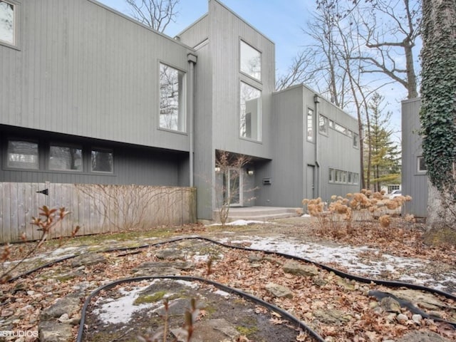 view of side of property