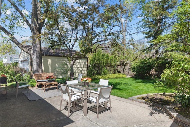 1945 Bosworth Ln, Northfield, IL 60093 - view of patio with outdoor dining space