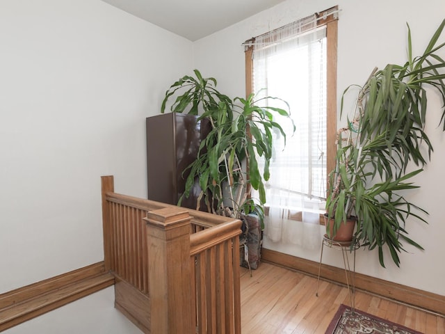 4249 W Melrose St, Chicago, IL 60641 - interior space featuring baseboards and wood finished floors