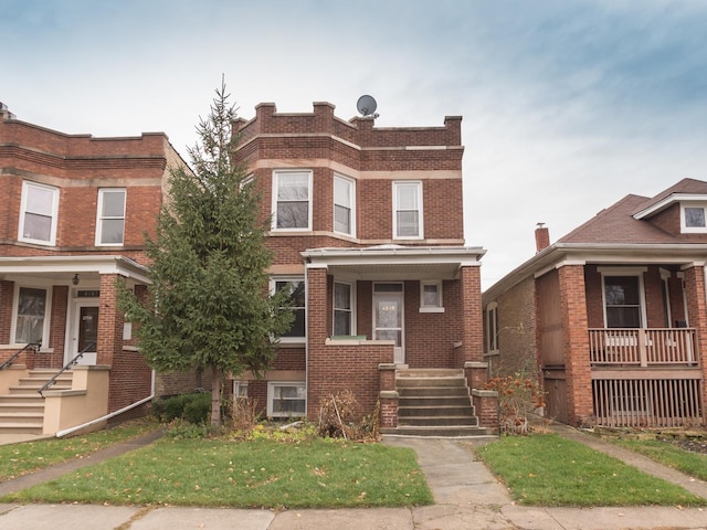 4249 W Melrose St, Chicago, IL 60641 - view of front of home featuring a porch and brick siding