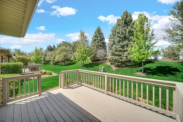 9154 Arbour Walk Dr, Frankfort, IL 60423 - wooden terrace featuring a yard