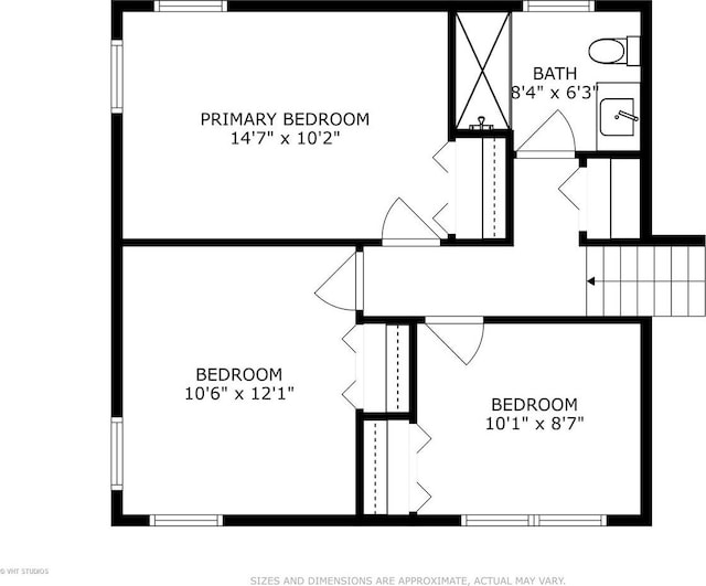 8800 44th Pl, Brookfield, IL 60513 - view of property floor plan