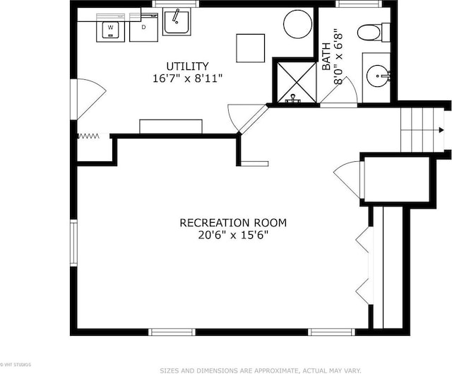 8800 44th Pl, Brookfield, IL 60513 - view of property floor plan