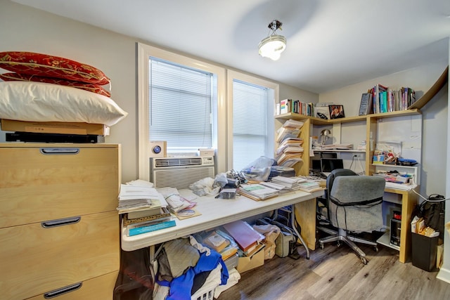 4339 W Schubert Ave, Chicago, IL 60639 - home office with cooling unit and wood finished floors