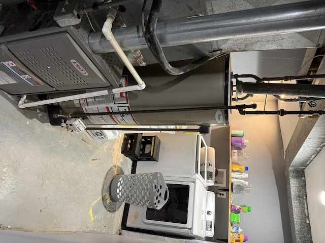 view of utility room